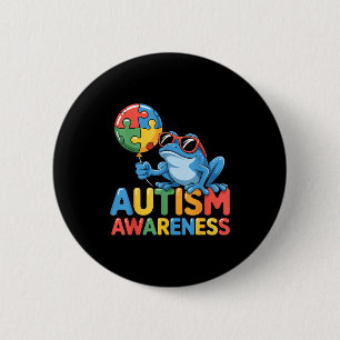 Autism awareness autistic 2 inch round button