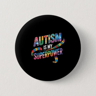 Autism awareness autistic  2 inch round button