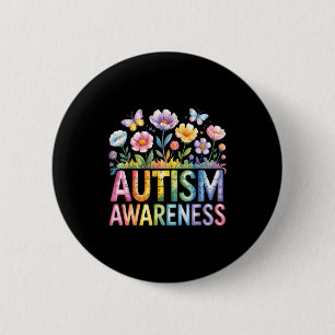Autism awareness autistic  2 inch round button