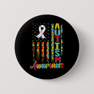 Autism Awareness Autistic Autists Support Autist A 2 Inch Round Button