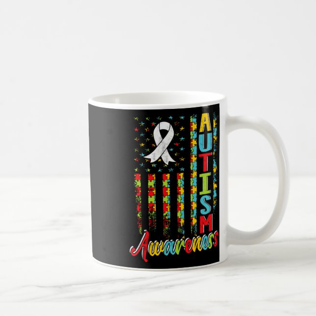 Autism Awareness Autistic Autists Support Autist A Coffee Mug (Right)