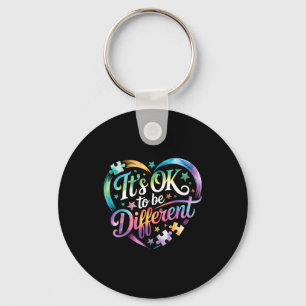 Autism awareness autistic keychain