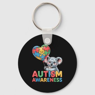 Autism awareness autistic keychain