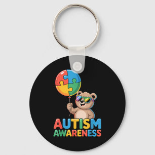 Autism awareness autistic keychain