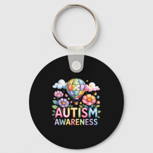 Autism awareness autistic keychain