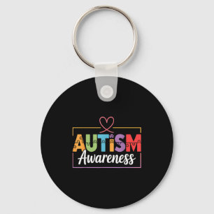 Autism awareness autistic keychain