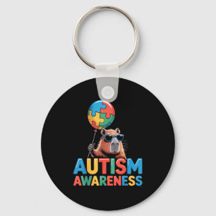 Autism awareness autistic keychain