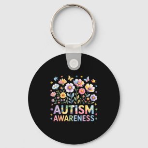 Autism awareness autistic keychain