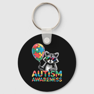 Autism awareness autistic keychain