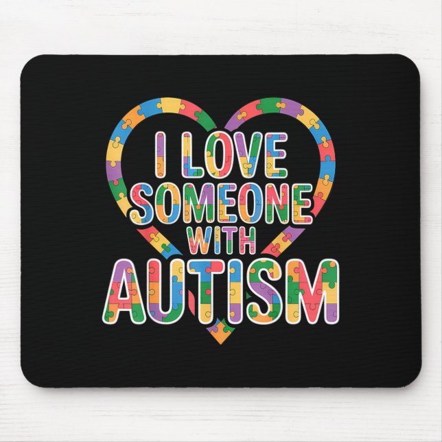 Autism awareness autistic  mouse pad (Front)