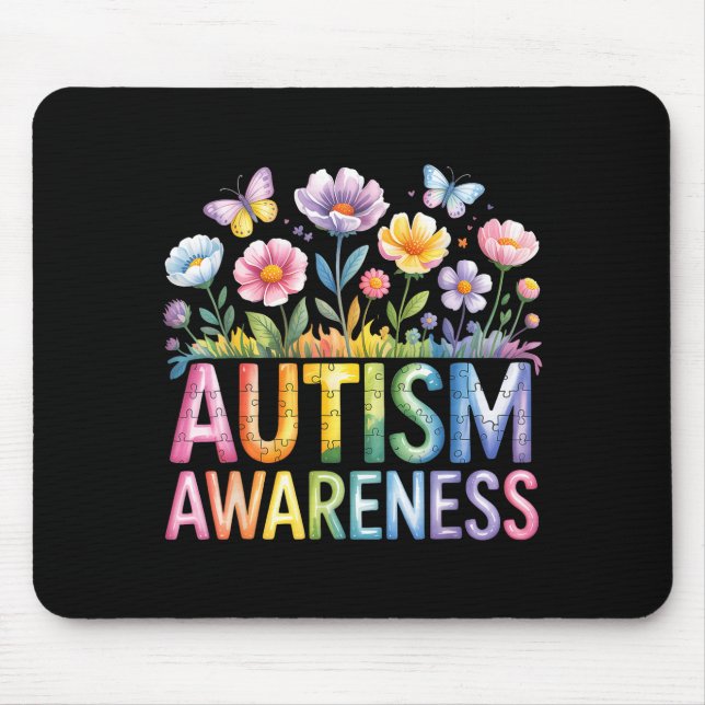 Autism awareness autistic  mouse pad (Front)