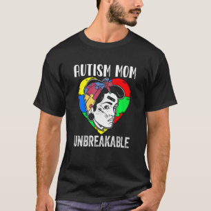 Autism Awareness  Autistic Support Mom Who Never G T-Shirt