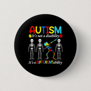 Autism Awareness Autists Support Autist Autistic A 2 Inch Round Button