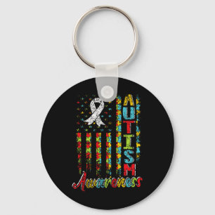 Autism Awareness Autists Support Autist Autistic A Keychain