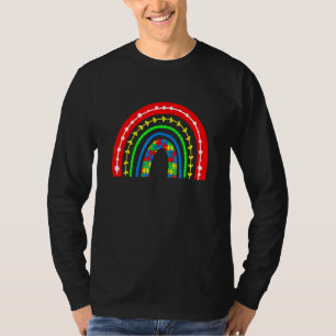 Autism Awareness B Oho Rainbow Puzzle P Iece Autis T-Shirt