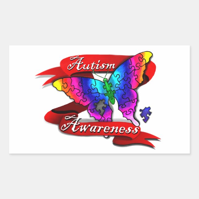 Autism Awareness Banner Sticker (Front)