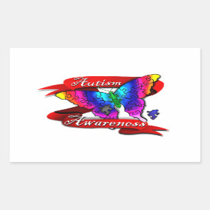 Autism Awareness Banner Sticker