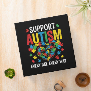 Autism awareness binder