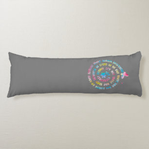 Autism Awareness Body Pillow