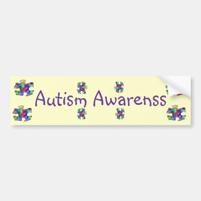 Autism Awareness Bumper Sticker (Front)