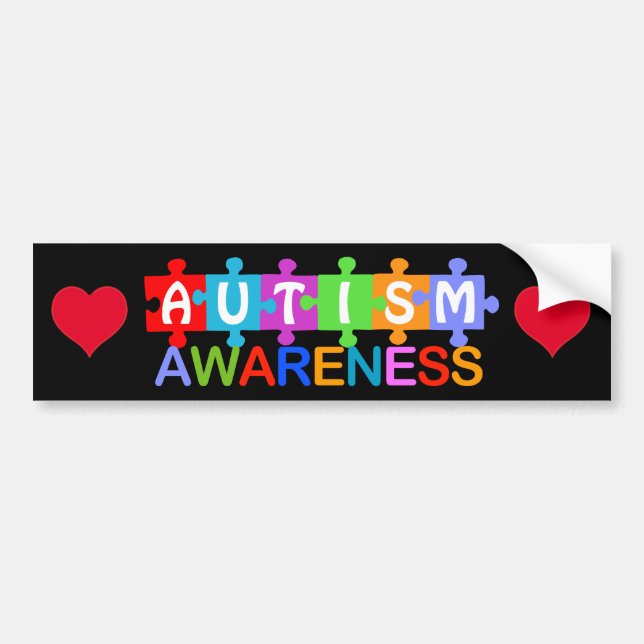 Autism Awareness Bumper Sticker (Front)