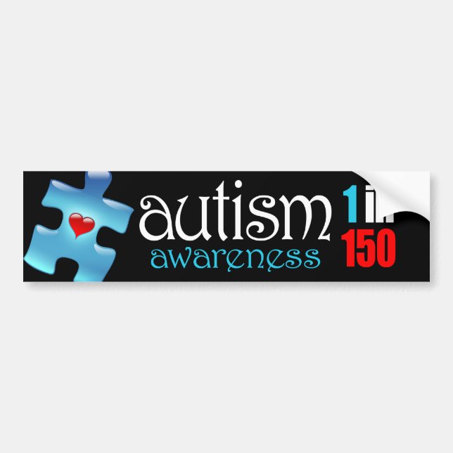 Autism Awareness Bumper Sticker (b3) (Front)
