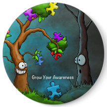 Autism Awareness Button