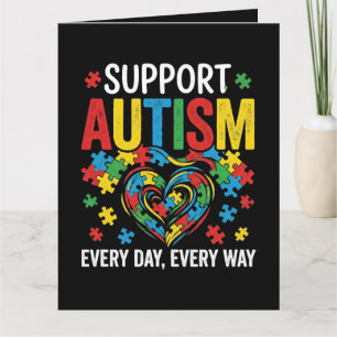 Autism awareness card