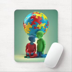 Autism Awareness -Care -  Mousepad