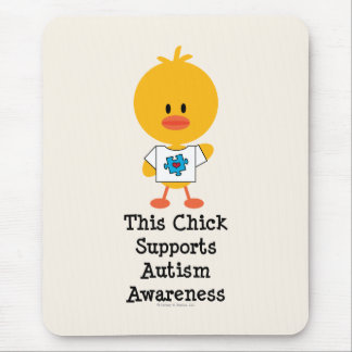 Autism Awareness Chick Mousepad