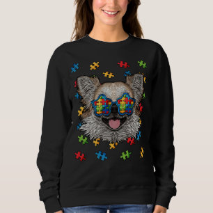 Autism Awareness Chihuahua Puzzle Sunglasses Autis Sweatshirt