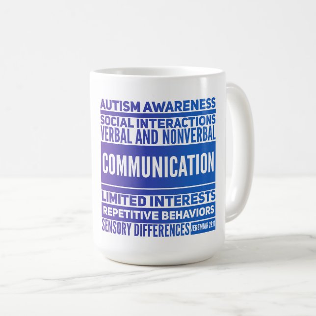 Autism Awareness Classic Mug (Front Right)