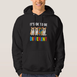 Autism Awareness Corgi For Dog Dad Dog Mom Hoodie