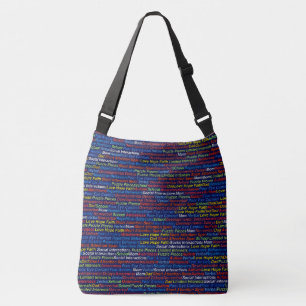 Autism Awareness - Cross Body Bag, Medium Crossbody Bag