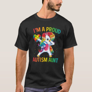 Autism Awareness Dabbing Unicorn I'm A Proud Autis T-Shirt