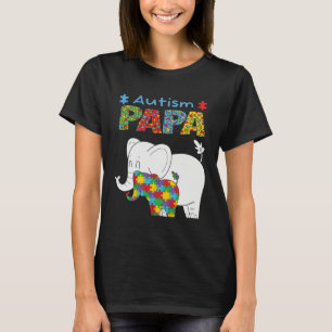 Autism Awareness Dad Father Autistic Kid Awareness T-Shirt