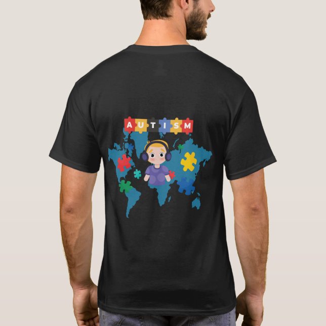 Autism Awareness Day 2024 T-Shirt (Back)