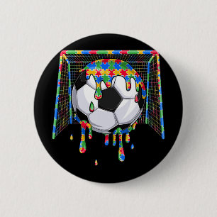 Autism Awareness Day Autistic Kids Boys Puzzles Dr 2 Inch Round Button