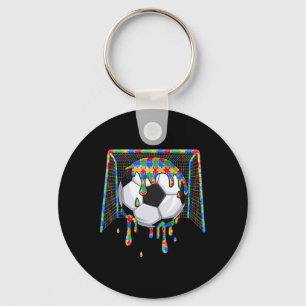 Autism Awareness Day Autistic Kids Boys Puzzles Dr Keychain
