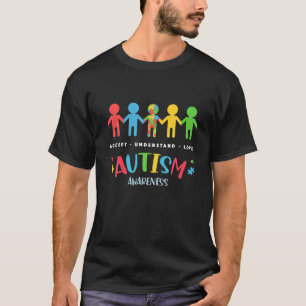 Autism Awareness Day Autistic Sayings Kids Design T-Shirt