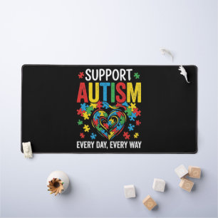 Autism awareness desk mat