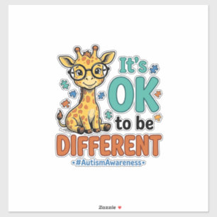 Autism Awareness Different Giraffe Vintage Shirt_1