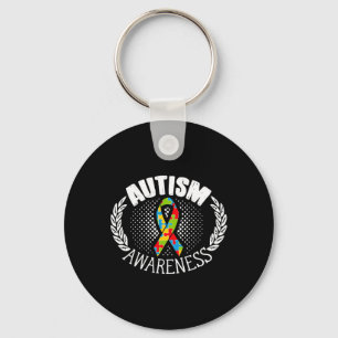 Autism Awareness Disabilities Month 1 Keychain