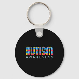 Autism Awareness Disabilities Month Support 1 Keychain