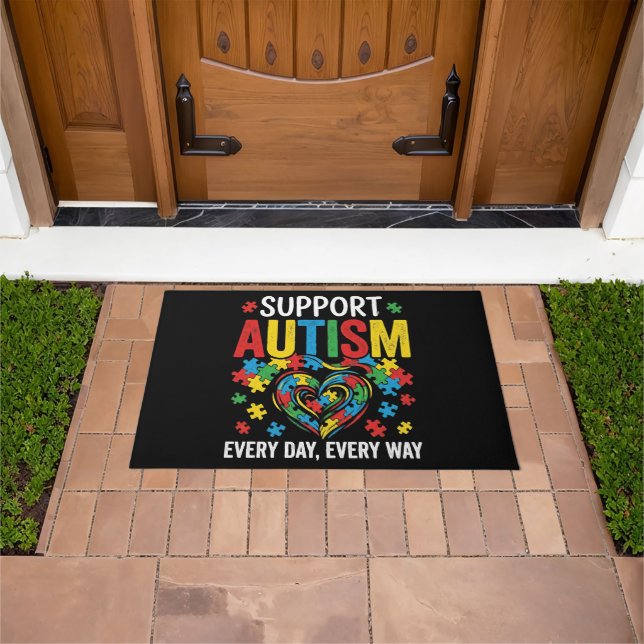 Autism awareness doormat (Outdoor)