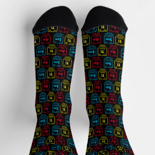 Autism Awareness Elements Periodic Table Socks