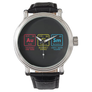 Autism Awareness Elements Periodic Table Watch