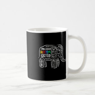 Autism Awareness Elephant Acceptance Autistic Men  Coffee Mug