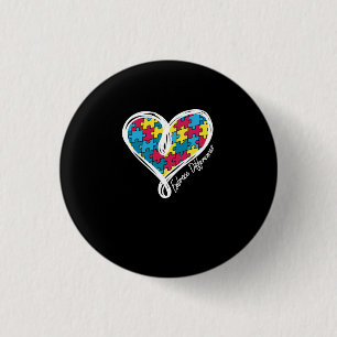 Autism Awareness Embrace Differences Shirt 1 Inch Round Button
