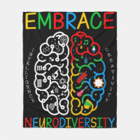 Autism Awareness Embrace Neurodiversity ADHD Auti